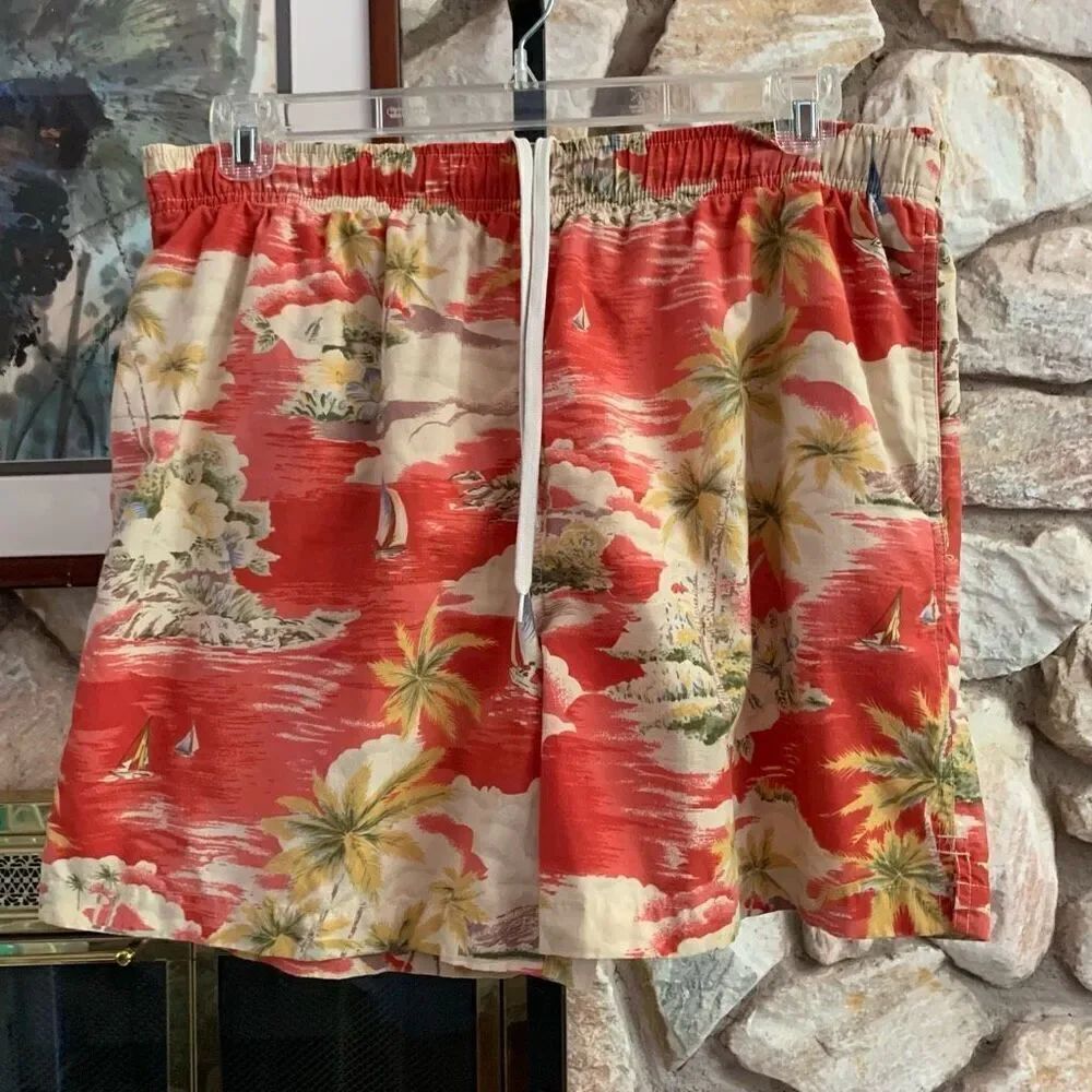 👔Men’s Lands End swim trunks size Large
